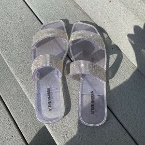 Steve Madden rhinestone jelly’s